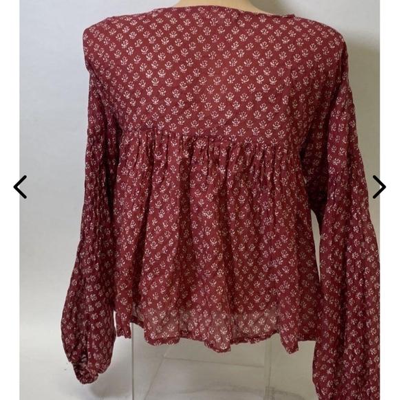 Daughters Of India Rashmi Blouse ~ Scarlett - Picture 7 of 9